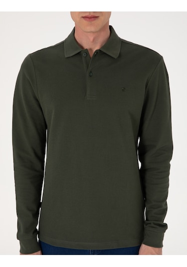 Pierre Cardin Erkek Koyu Yeşil Sweatshirt 50314048-vr079 Koyu Yeşil