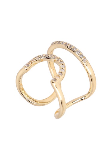 Lemestar Kadınlar İçin Ayarlanabilir Tırnak Yüzükü, Elektroplated Bakır Malzeme, Sağlıklı Ve Şık Manikür Aksesuarı, Günlük Ve Özel Etkinlikler İçin Gold