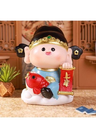 Suntek Çin Karikatür Mini Heykeli Iyi 6.5x5x7cm-beyitli