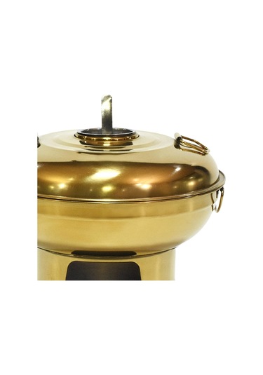 Suntek Magideal Çin Küçük Güveç Paslanmaz Çelik Restoran Sarı-20cm