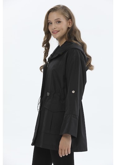 First Company Kadın Trençkot 2424bs112498 Siyah