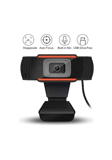 Yaozixa 1080p Hd Webcam Mikrofonlu - Canlı Yayın, Online Ders, Toplantı İçin Plug&play, Sürücü Gerektirmeyen Video Kamerası