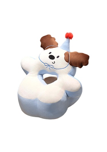 Homyl Ofis Masası Yastık Seyahat Yatak Odası Kanepe Için Çok Kahverengi Kulaklı Battaniye Yok