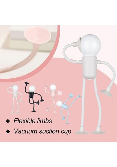 Kalıplanabilir Komik Sporcu Gece Lambası, Kendin Yap Şekilli Gece Lambası, Mükemmel  Beyaz