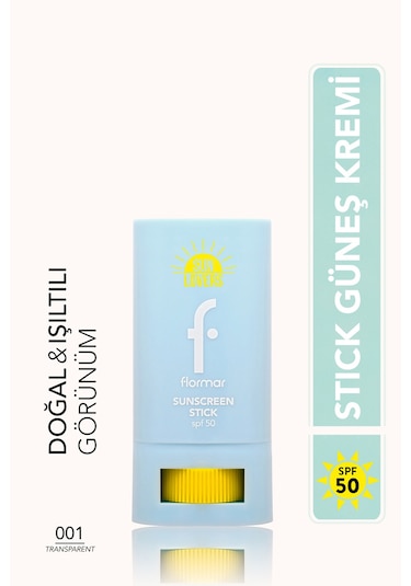 Flormar Sun Lovers Canlı Görünüm Veren Nemlendirici Etkili Stick Güneş Koruyucu SPF50