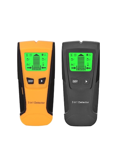 3'ü 1 Arada Saplama Bulucu Duvar Dedektörü Elektronik Saplama Sensörü Duvar Tarayıcı Pilli Merkezi Bulma