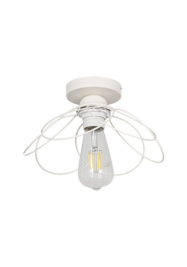 Begüsa Mango Tekli Beyaz Tavan Montaj Avize Beyaz