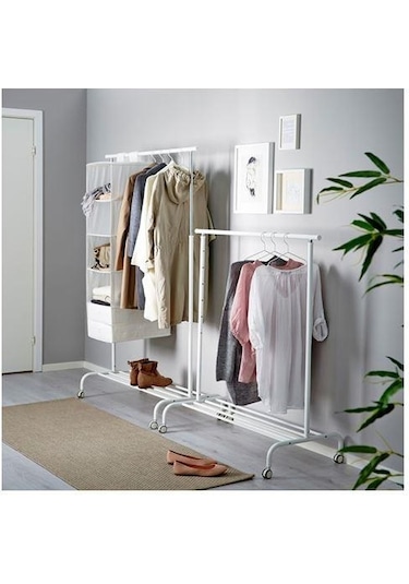 Ayaklı Askılık 111X126/175 Cm Meridyendukkan Dilsiz Uşak Beyaz Re