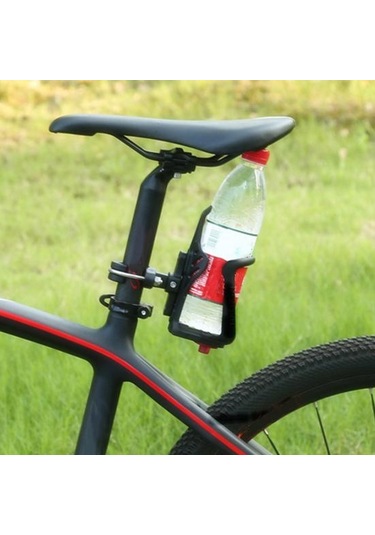 Siyah Bisiklet Su Şişesi Tutucu Motosiklet Bardak Tutucu Kararlı Kaymaz Koruma Geniş Uygulama Kolay Kurulum Su Şişesi Braketi Siyah