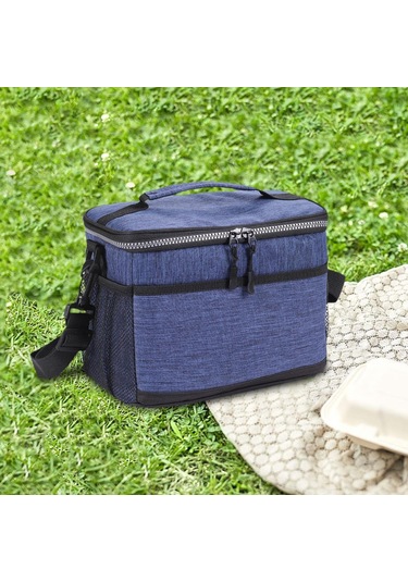 Suntek Soğutucu Çanta Çok Fonksiyonlu Mavi-25,5x15,5x19cm Mavi