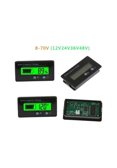 Didadodo Gy-6s 12v Kurşun-asit Pil Güç Ölçer Lityum Pil Kapasite Sinyalizasyonu Ekran Test Cihazı Yüzde Voltmetre Diğer