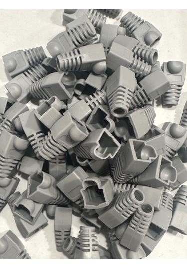 Gri Rj45 Kılıf Gri Cat6 Kılıf Gri Cat5 Kılıf 100 Adet