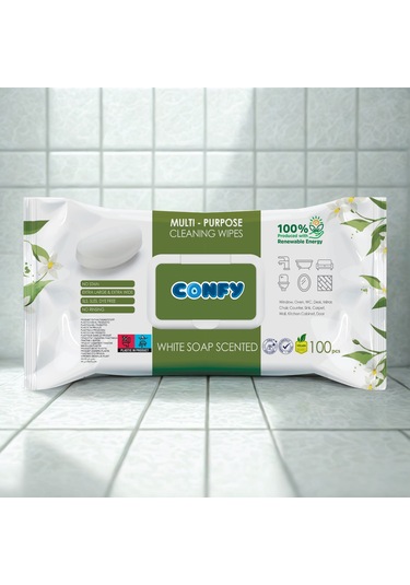 Confy Yüzey Temizlik Havlusu 2 Li Ferah Koku Seti 100x2