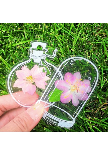 Dianziye Öğrenci Ve Çocuklar İçin El Yapımı Bitki Örnekleri Yapım Seti - Şeffaf Malzeme, Paslanmaz Çelik Pinçer Ve Sütlü Boyalar