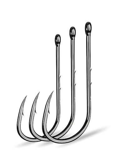 Hokkaido 50 Adet No:1 Yüksek Karbonlu,tırnaklı,olta İğnesi,