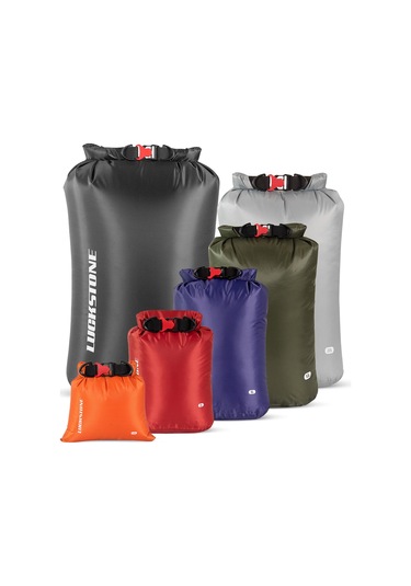 Luckstone Ultra Hafif Su Geçirmez Kuru Çanta Seti 70d Yırtılmaz Çok Renkli