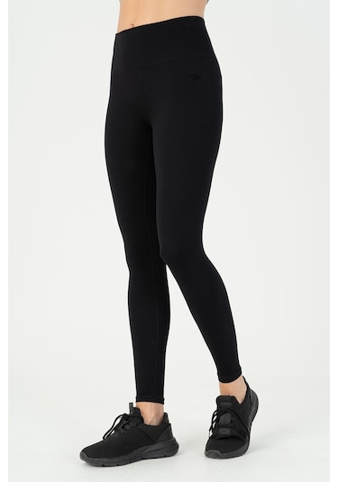 Maraton Active Slimfit Kadın Koşu Siyah Tayt 812095 SiYAH