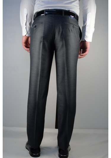 Erkek Battal Klasık Linens Kumaş Pantolon Siyah