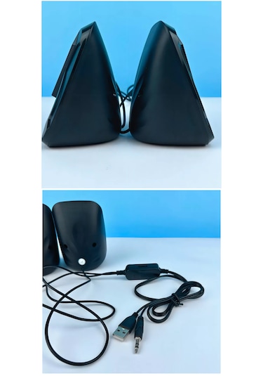 Leefei 1053 Bilgisayar Hoparlörü 1+1 Pc Hoparlörü Usb Speaker Rgb