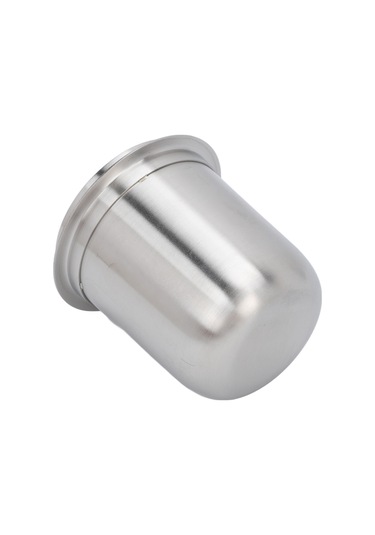 Geeroyoo 150ml Paslanmaz Çelik Kahve Toz Toplayıcı, 58mm İtalyan Kolu Uyumlu, Ellerden Kurtarır, Uçan Toz Engeller, Kolay Temizlenir Siyah Gri