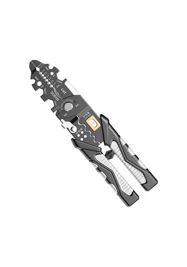 Skycity 25 Fonksiyonlu Elektrikçi Aleti: Tel Soymak, Kesmek, Preslemek, Kırpmak - 1.6-5.8mm Aralığı, Dayanıklı Karbon Çelik