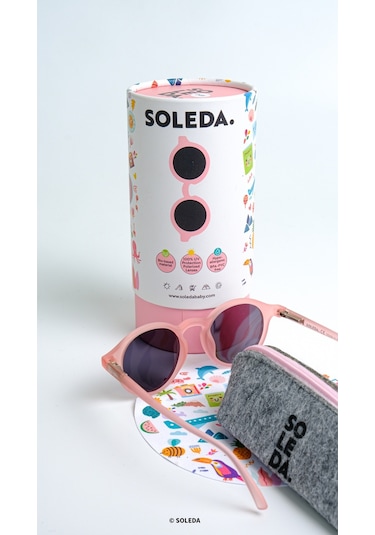 Soleda 3-6 Yaş Çocuk Güneş Gözlüğü Candy Pink