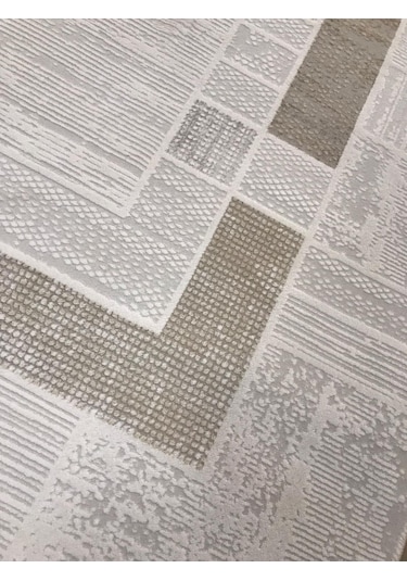 Padişah Halı Eternity 78677 070 Serisi Akrilik Salon Oturma Odası Halısı Krem - Kahve