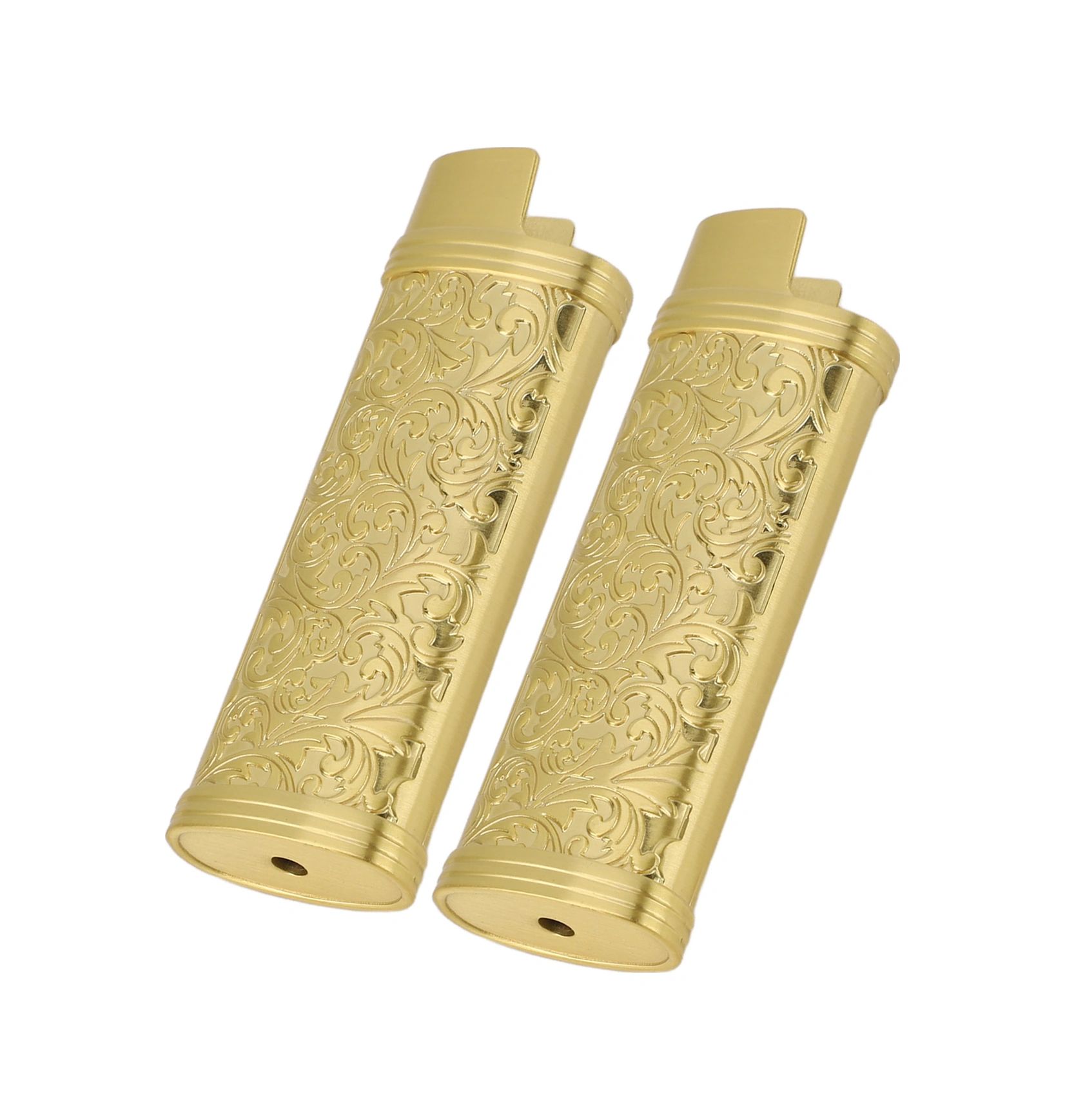 Konesam J3 Orta Boy Bakır Çelik Tütücü Kılıfı, Vintage Bitki Desenli, 2 Adet, Korumalı Ve Şık, Siyah