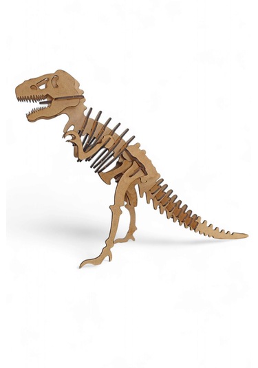 Ahşap Maket Dinozor T-rex 285 X 439 X 84mm