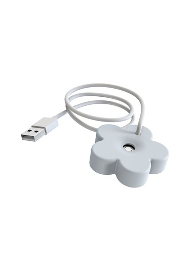 Moveevo Kırmızı Usb Mini Çiçek Nemlendirici - Taşınabilir Masaüstü Ultrasonik Buharlandırcı, 8 Saat Otomatik Kapatma, Sessiz İşleviyle Ev/ofis Kullanıma Uygun