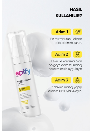 Epify Glutatyon Shot Cilt Beyazlatıcı Krem 75 ML