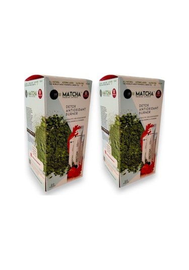 Matcha Premium Japanese Çilek Aromalı  Burner Form Çayı 2'li