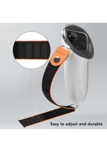 Hıbloks 1 Çift Oculus Quest 3 Esnek Silikon Kutu Örtüsü Vr Kolu Kontrol Kutusu İle Kayış