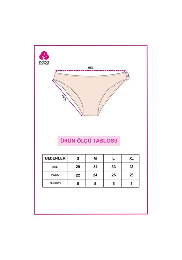 Kadın 7'li Likralı Külot Ko1007ktl Yeşil