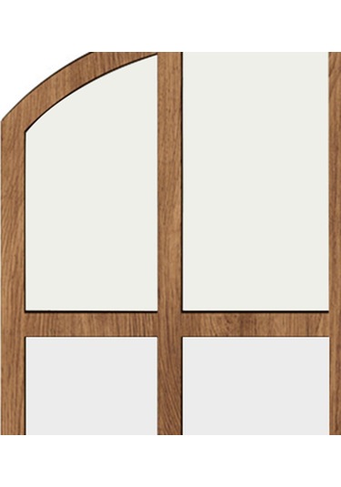 Suntek Kemerli Bölmesi Ayna Taklit Aynası Izgara Duvar Kahverengi