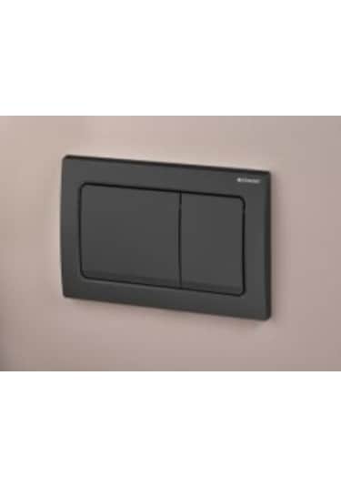 Geberit Alpha30 115.055.14.1 Kumanda Paneli, Çift Basmalı, Siyah Siyah