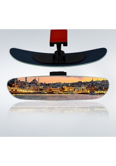 Ova-5 Dik-Eğik Kollu Universal Iç Dikiz Aynası 24X5 Cm