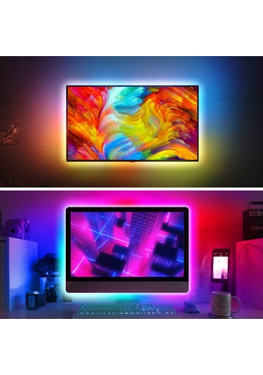 Skycity Rgb 16milyon Renkli Akıllı Led Işık Zinciri, Wifi+bt Uyumlu, Usb Beslemeli, 5m 33 Işık, App Ve Kumanda İle Kontrol, Noel Dekorasyonu Için Diğer