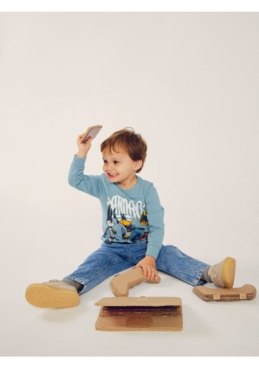 Name It Loney Tunes Duman Yeşili Erkek Çocuk Sweat 13221179 001 Yeşil