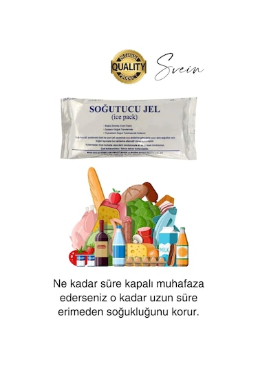 5 Adet 480 Gr Soğutucu Jel Poşet Buz Aküsü Yolculuk Seyahat Yiyecek İçin Uygun Uzun Süre Dayanım Çok Renkli