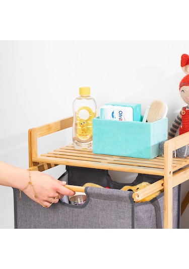 Porsima 2059 3 Katlı Ahşap Çok Amaçlı Çekmeceli Organizer Dolap