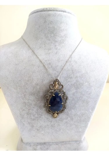 Safir Elmas Kolye 287