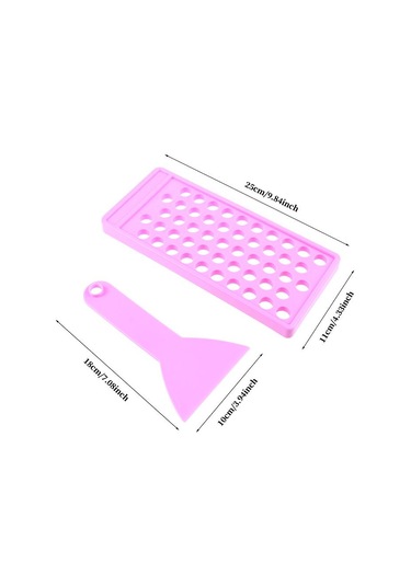 2 Adet/takım Kendin Yap Dudak Balsamı Dudak Parlatıcısı El Sanatları Seti Balmumu Dökme Tepsisi Spatula Kazıyıcı Seti