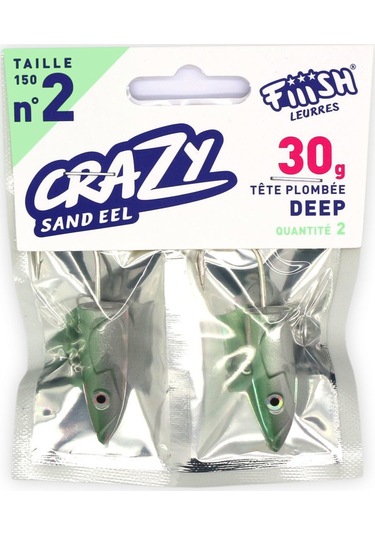 Crazy Sandeel CSE150/2 CSE222 30gr Deep Jig Head