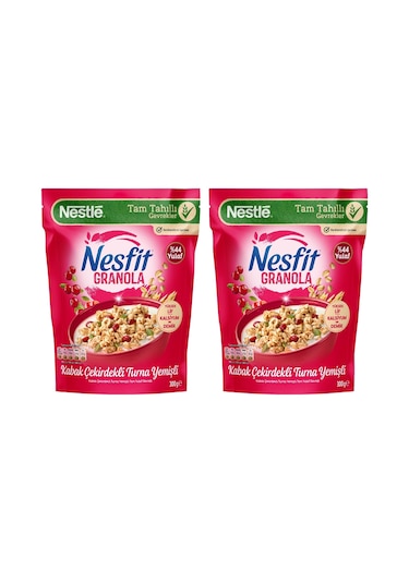 Nestle Nesfit Granola Kabak Çekirdekli Turna Yemişli 300 Gr X 2 Adet