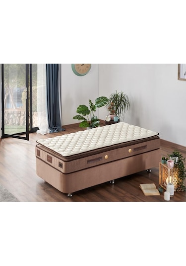 Nironyatak W.Cotton 100X200 Tek Kişilik Pedli Yatak Full Ortopedik Yaylı Yat