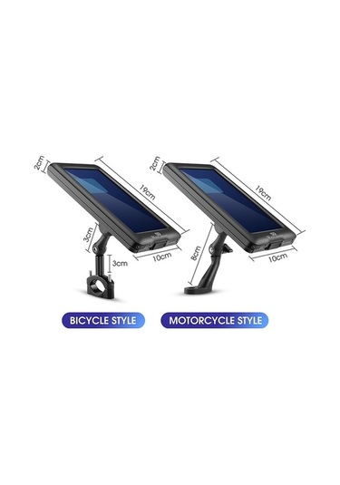 Wondernest West Tutucu Telefon Sürme Sabit Renkli Navigasyon Montajı Için Gidon Dayanıklı Darbeye Karşı Koruma Bisiklet Aksesuarı - Nn Çok Renkli