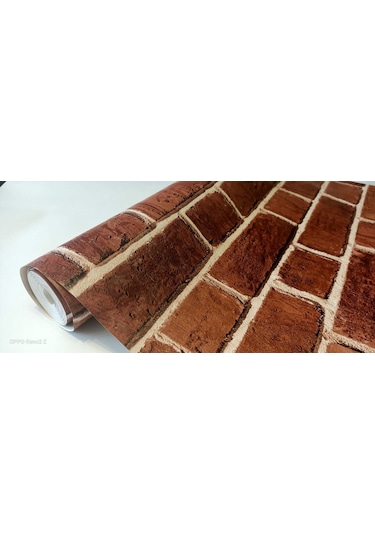 3 Boyutlu Taş Desenli Duvar Kağıdı (449349589)