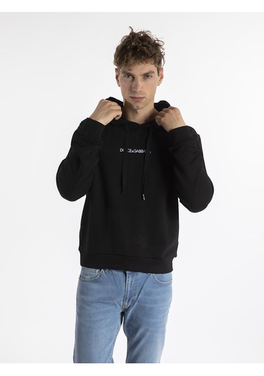 DOLCE & GABBANA Erkek Sweatshirt  G5YM7UJR3ASK002 Siyah