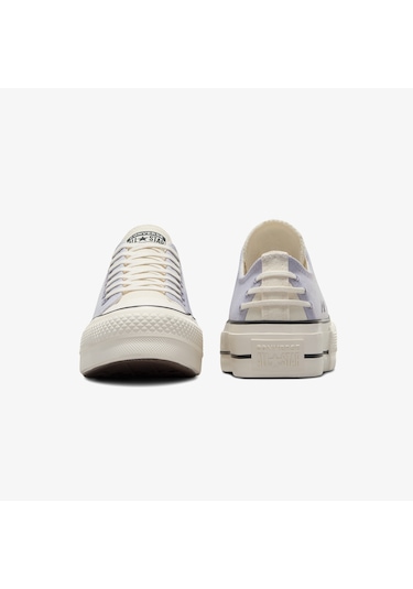 Converse Chuck Taylor All Star Lift Crafted Laces Kadın Lila Platform Sneaker A12553c Mor